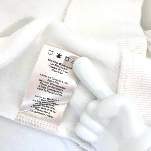 NWTUGG Karoline Fleece Wrap Robe Cream Size M